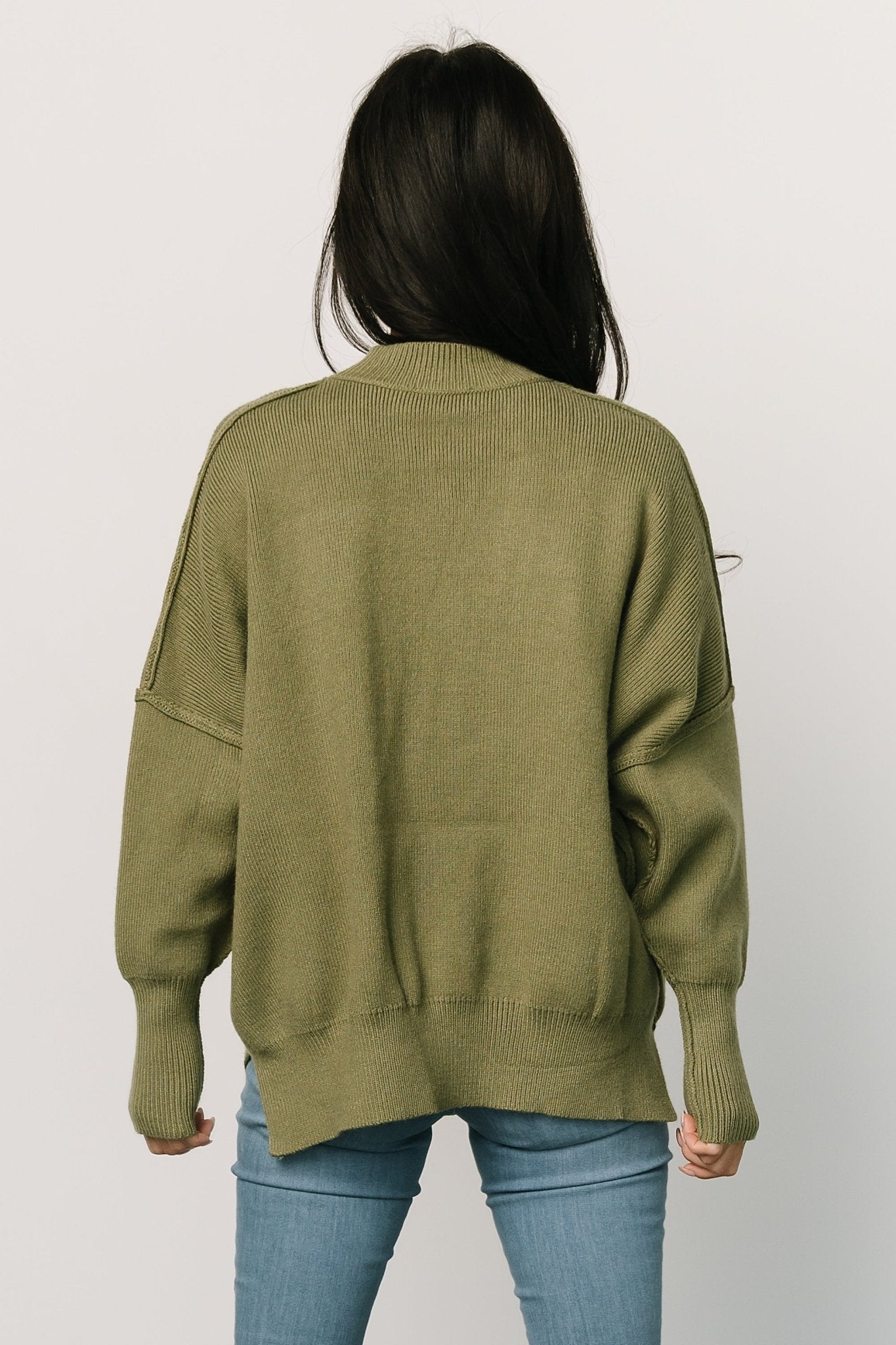 Jeremiah Knit Sweater | Olive Excellent Online