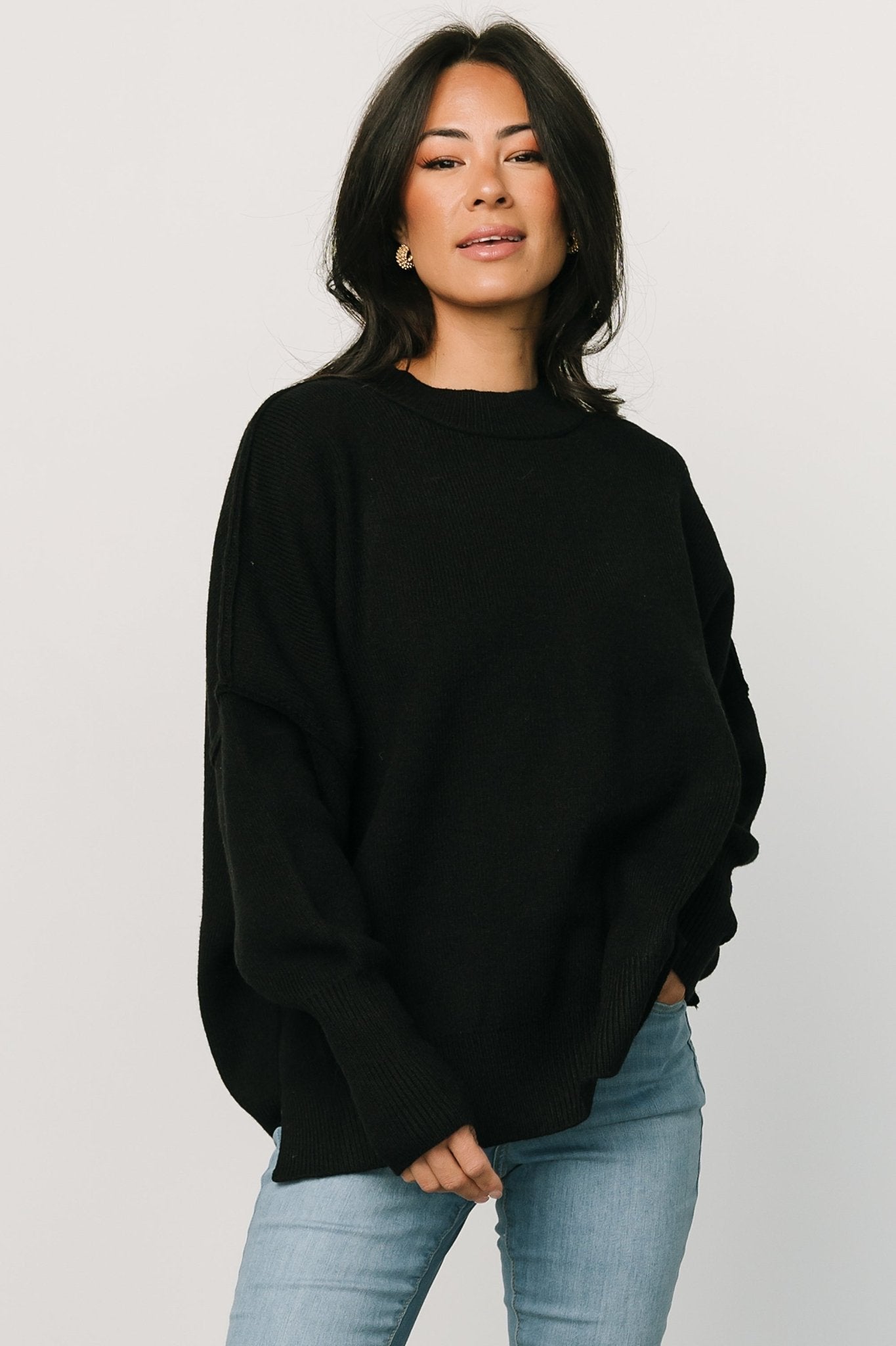 Jeremiah Knit Sweater | Black Cheap Get To Buy