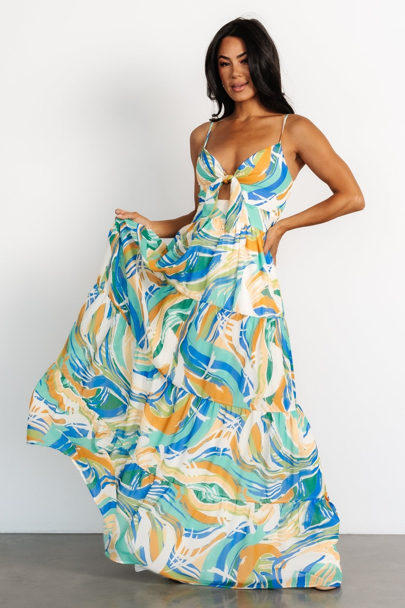 Alexis Maxi Dress | Blue Multi Print Outlet Find Great