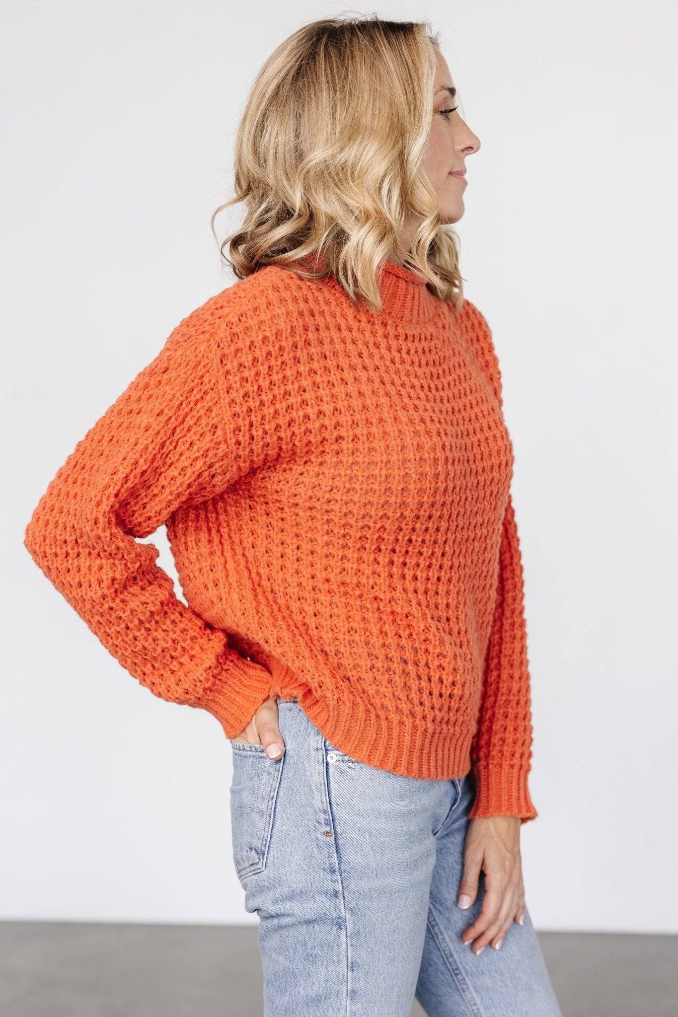 Syracuse Chunky Knit Sweater | Orange Cheap Best Place