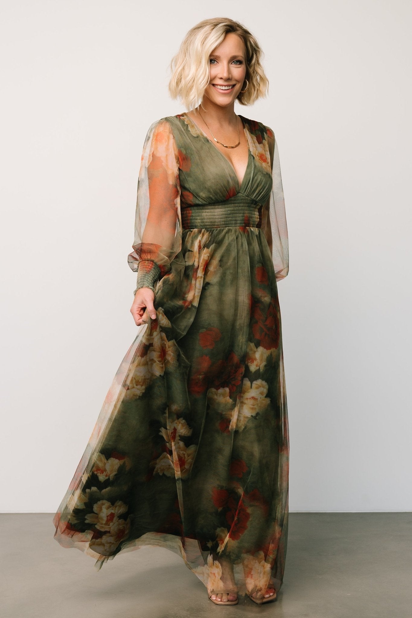 Layla Tulle Maxi Dress | Olive + Rust Buy Cheap Perfect