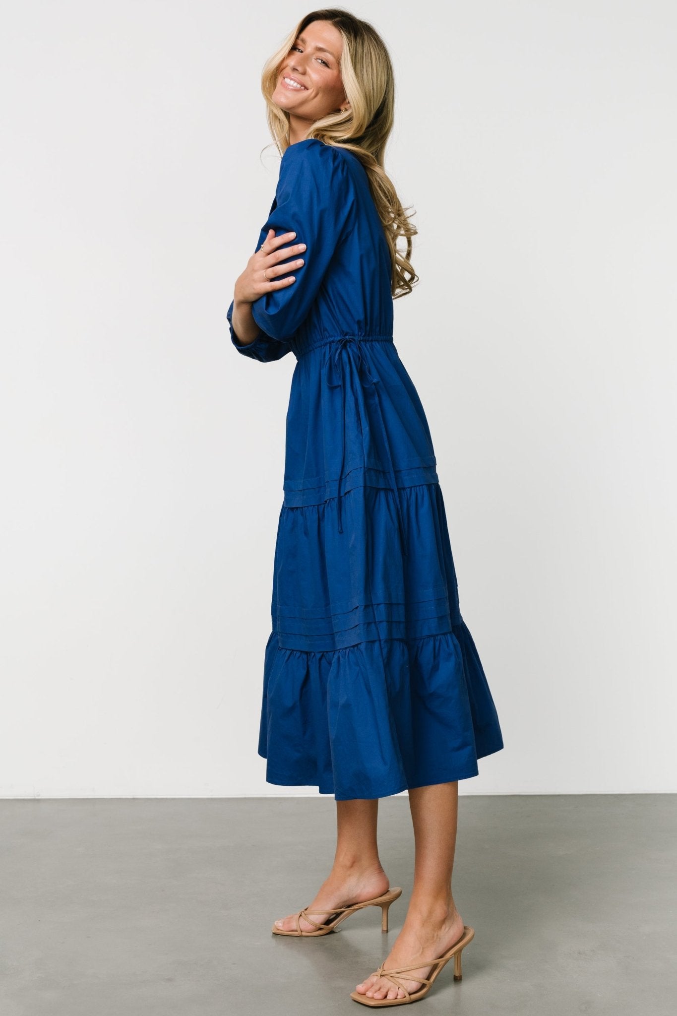 Santa Fe Poplin Midi Dress | Cobalt Outlet Supply