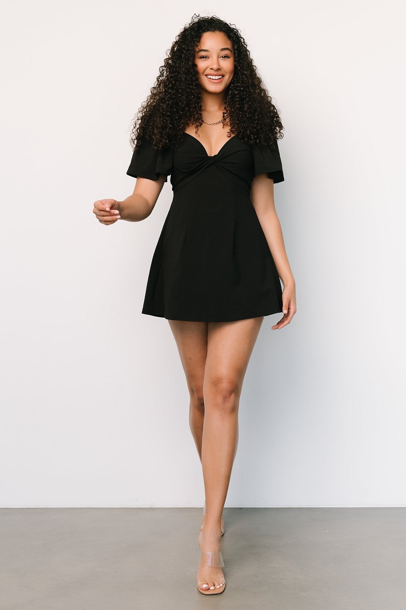 Lowell Skort Romper | Black Cheap Sale Sast