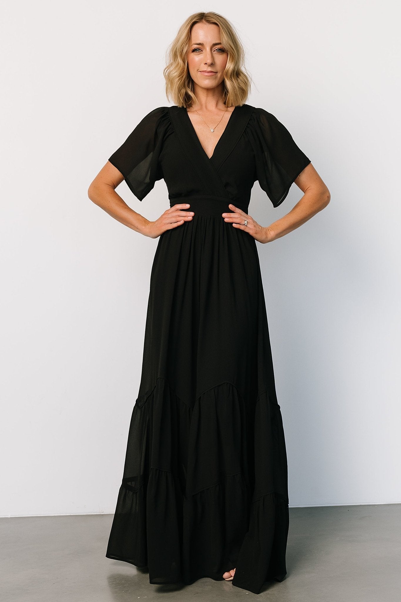 Katherine Maxi Dress | Black Outlet Best Seller