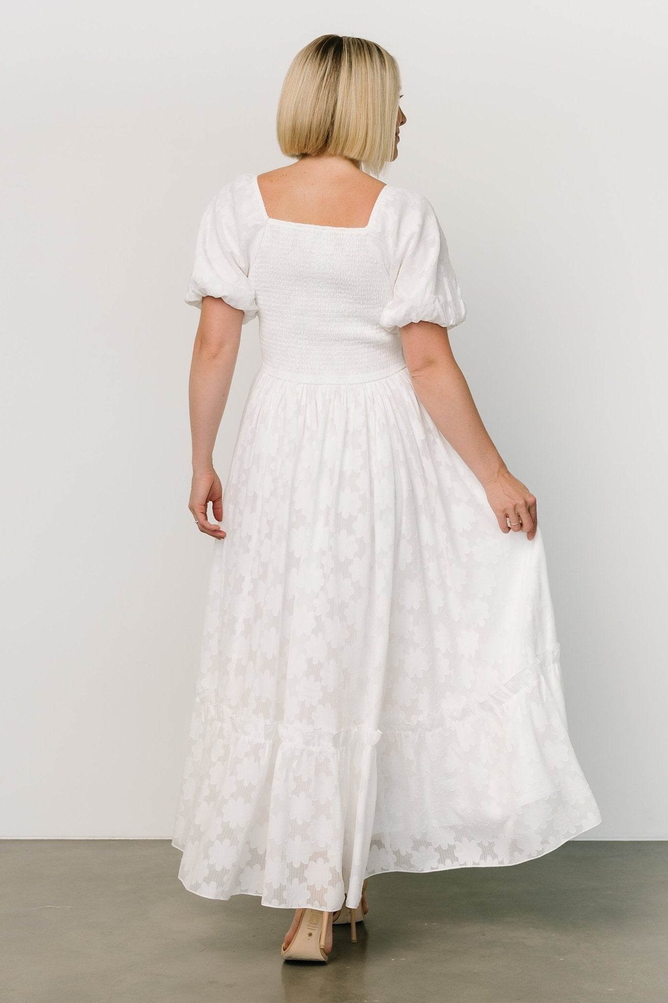 Alta Jacquard Maxi Dress | Off White Cheap Sale From China