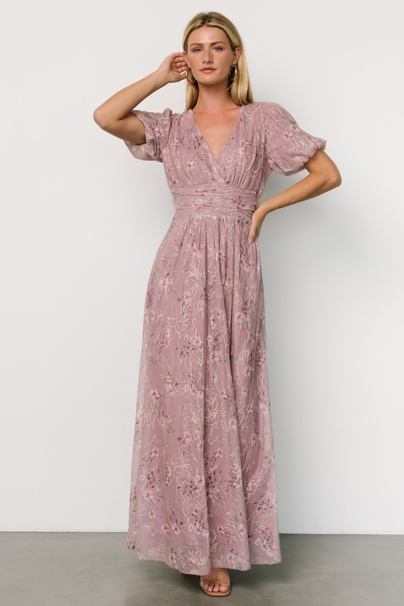 Ardley Maxi Dress | Vintage Plum Floral Pick A Best