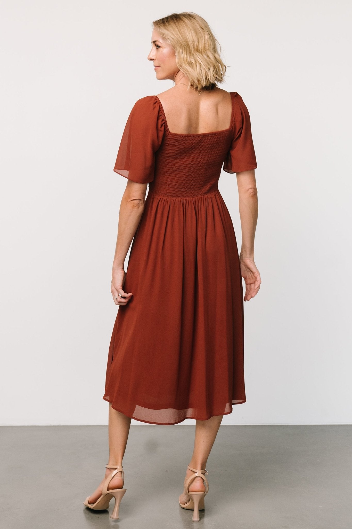 Colette Sweetheart Midi Dress | Cinnamon Fake Cheap Online