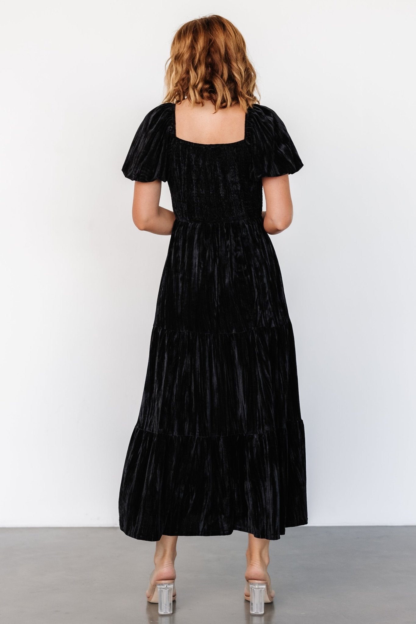 Colleen Velvet Maxi Dress | Black Best Pices