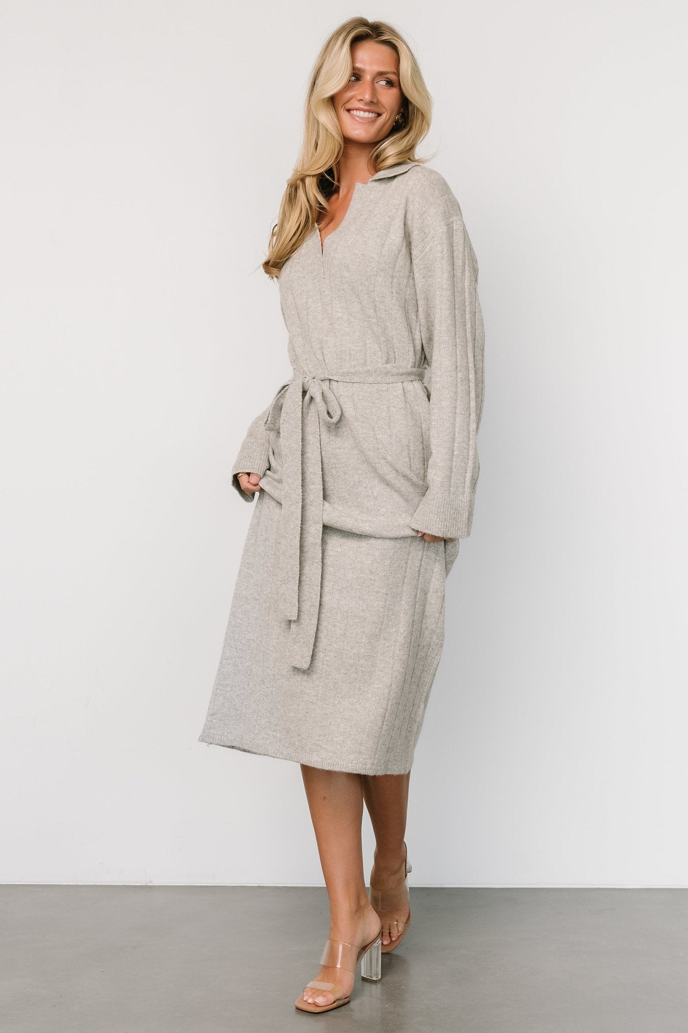 Barrie Sweater Dress | Gray Cheap From China