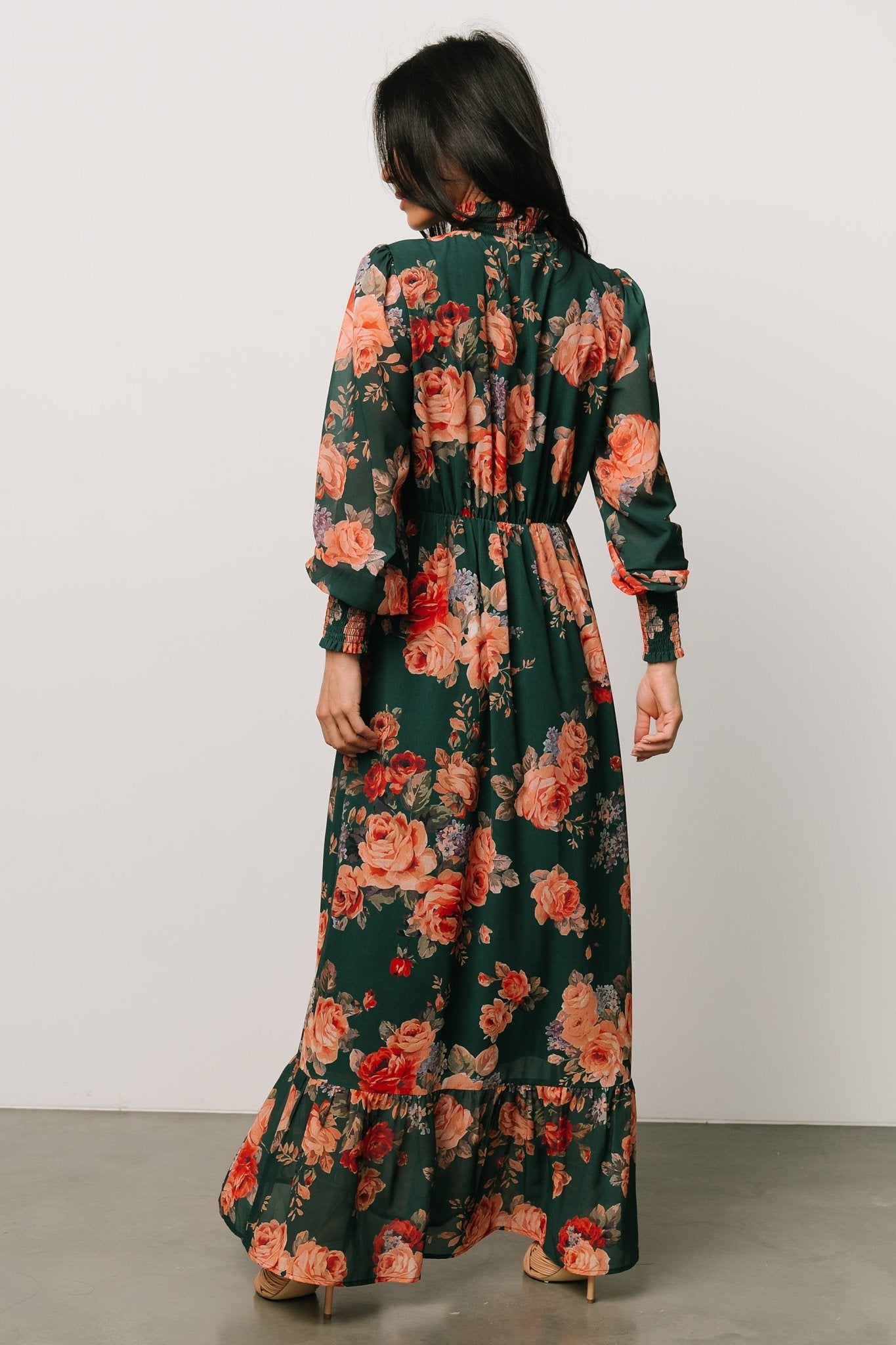 Luciana Maxi Dress | Green Multi Cheap Sale Visit