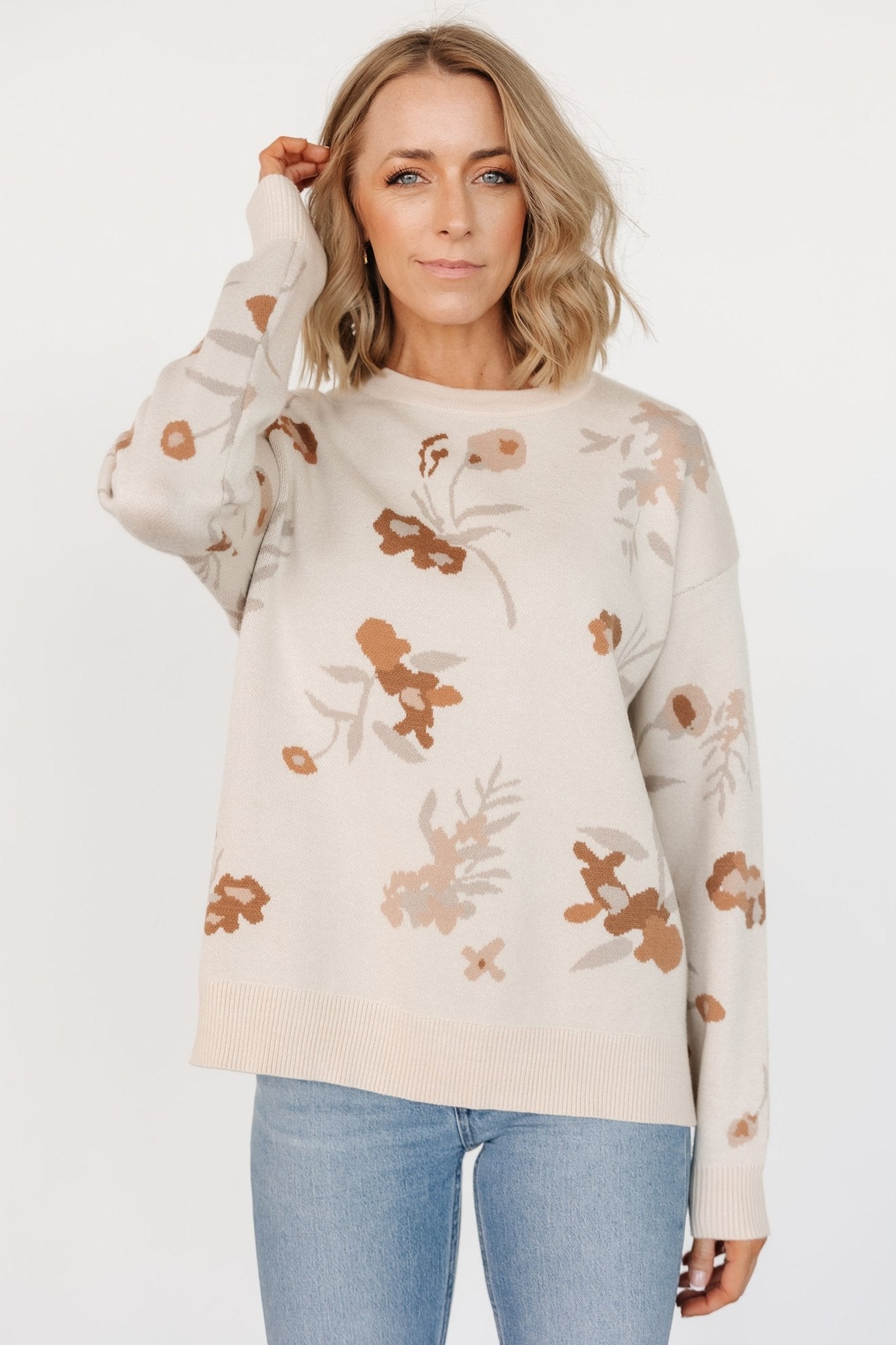 Calla Sweater | Natural Print Sale 2025 Unisex