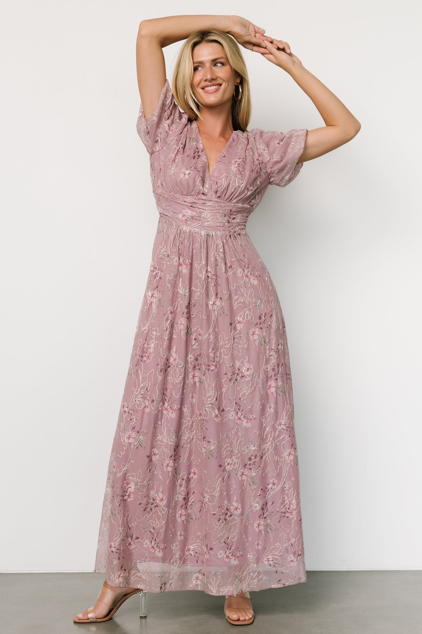 Ardley Maxi Dress | Vintage Plum Floral Pick A Best