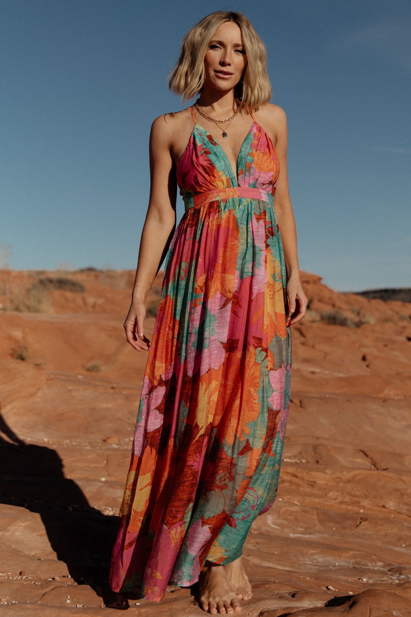 Miramar Maxi Dress | Multi Print Clearance Eastbay