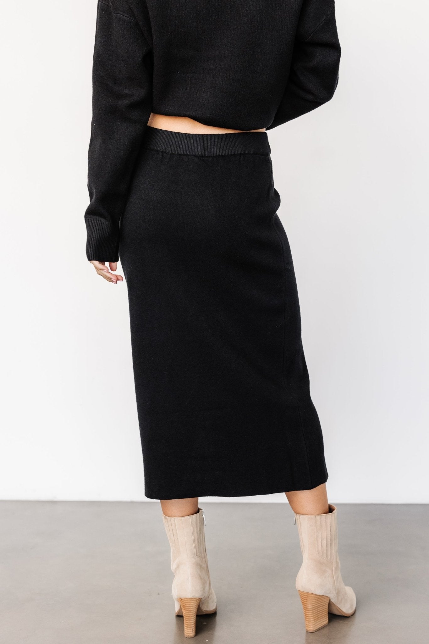 Ali Knit Skirt | Black Cheapest Pice