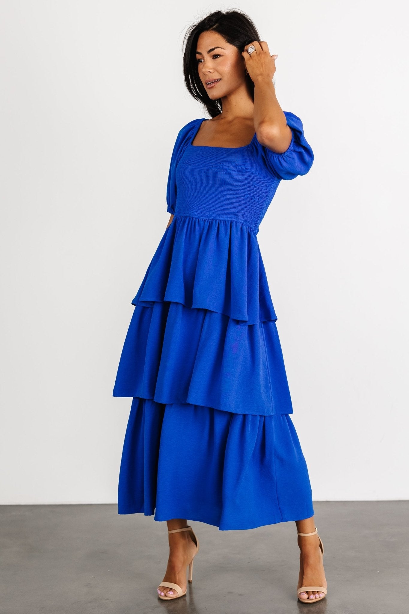 Ashbourne Tiered Dress | Cobalt Best Pices Sale Online