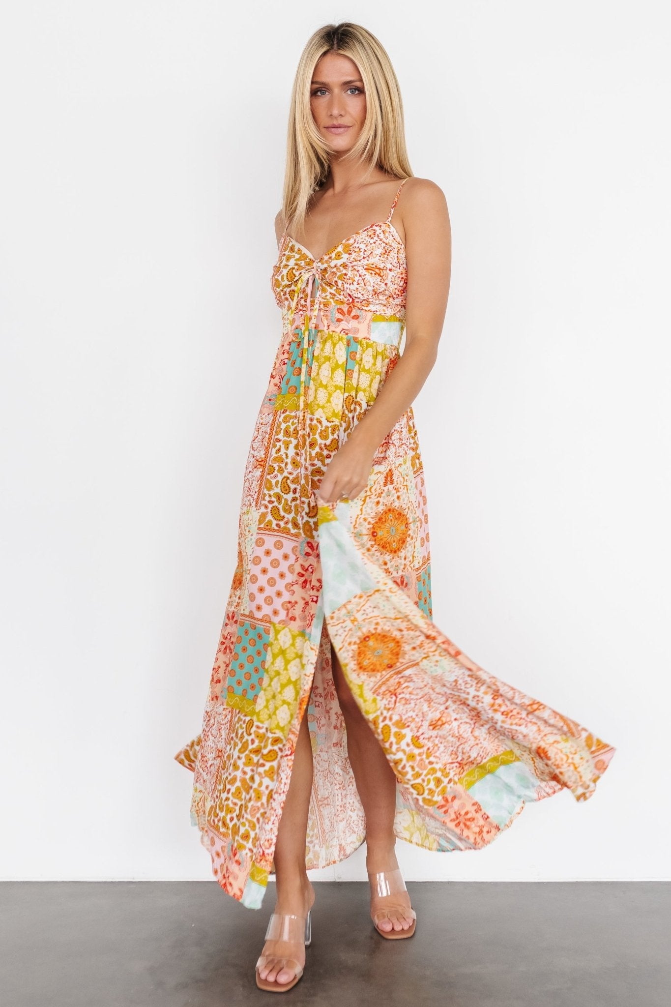 Kamari Tank Maxi Dress | Multi Print Cheap Sale Visit New