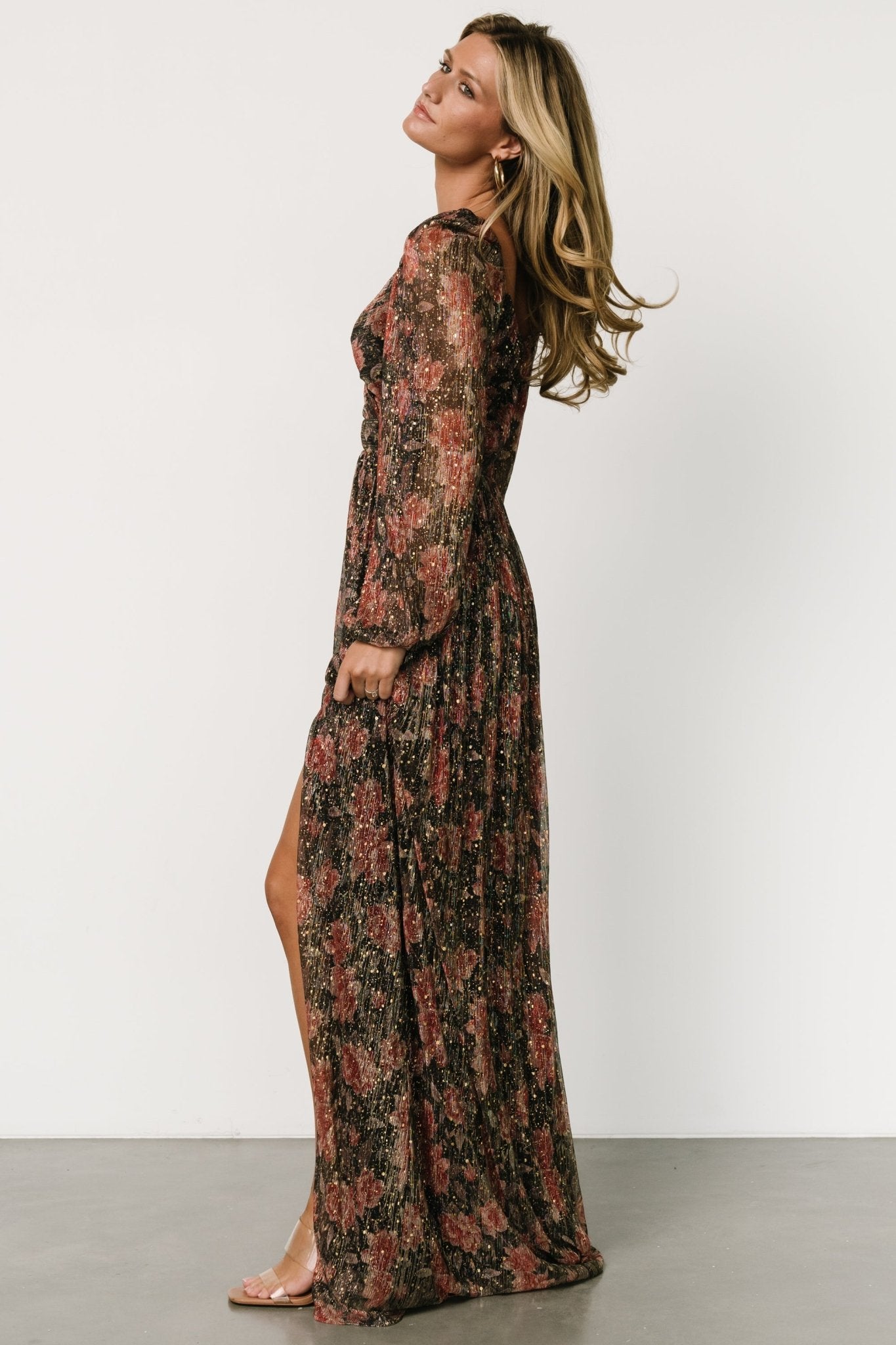 Kirsi Maxi Dress | Black Floral Sale Browse