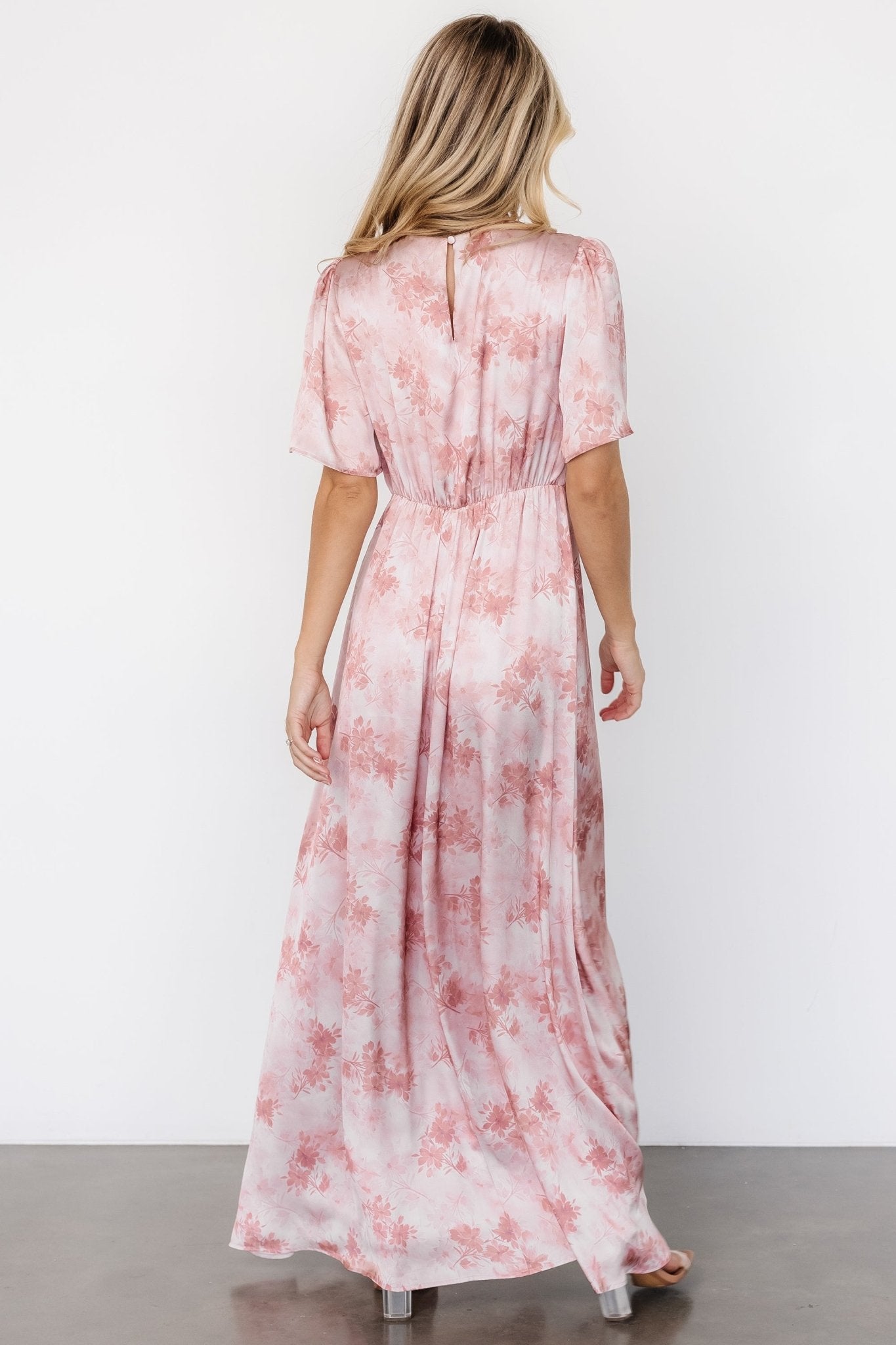 Carmen Maxi Dress | Blush Floral Cheap Sale Ebay