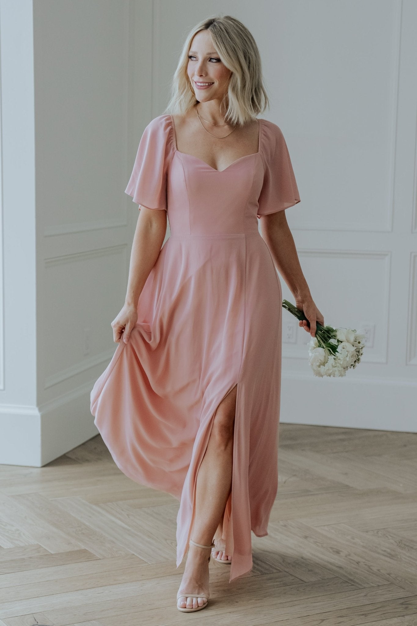 Sierra Sweetheart Maxi Dress | Blush Free Shipping Footlocker Finishline