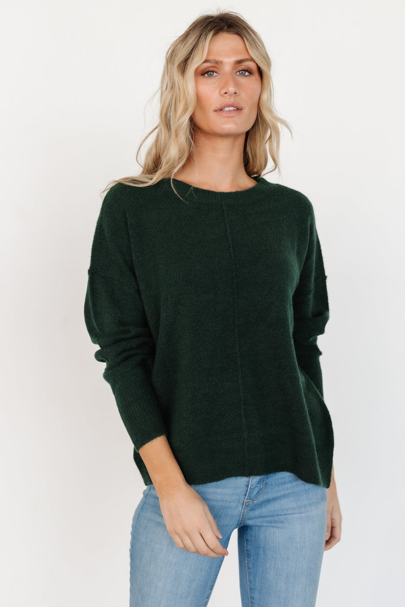 Edmonton Sweater | Dark Green Sale Footlocker Pictures