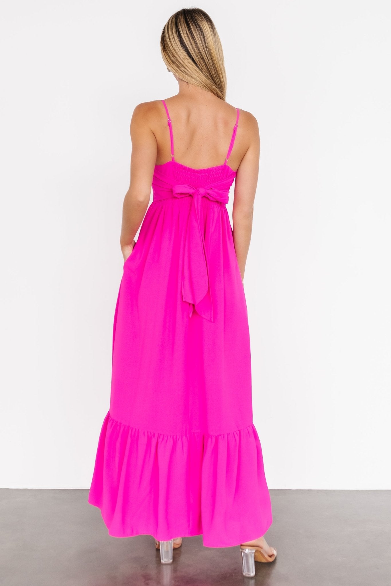 Regan Tank Maxi Dress | Fuchsia Best Seller