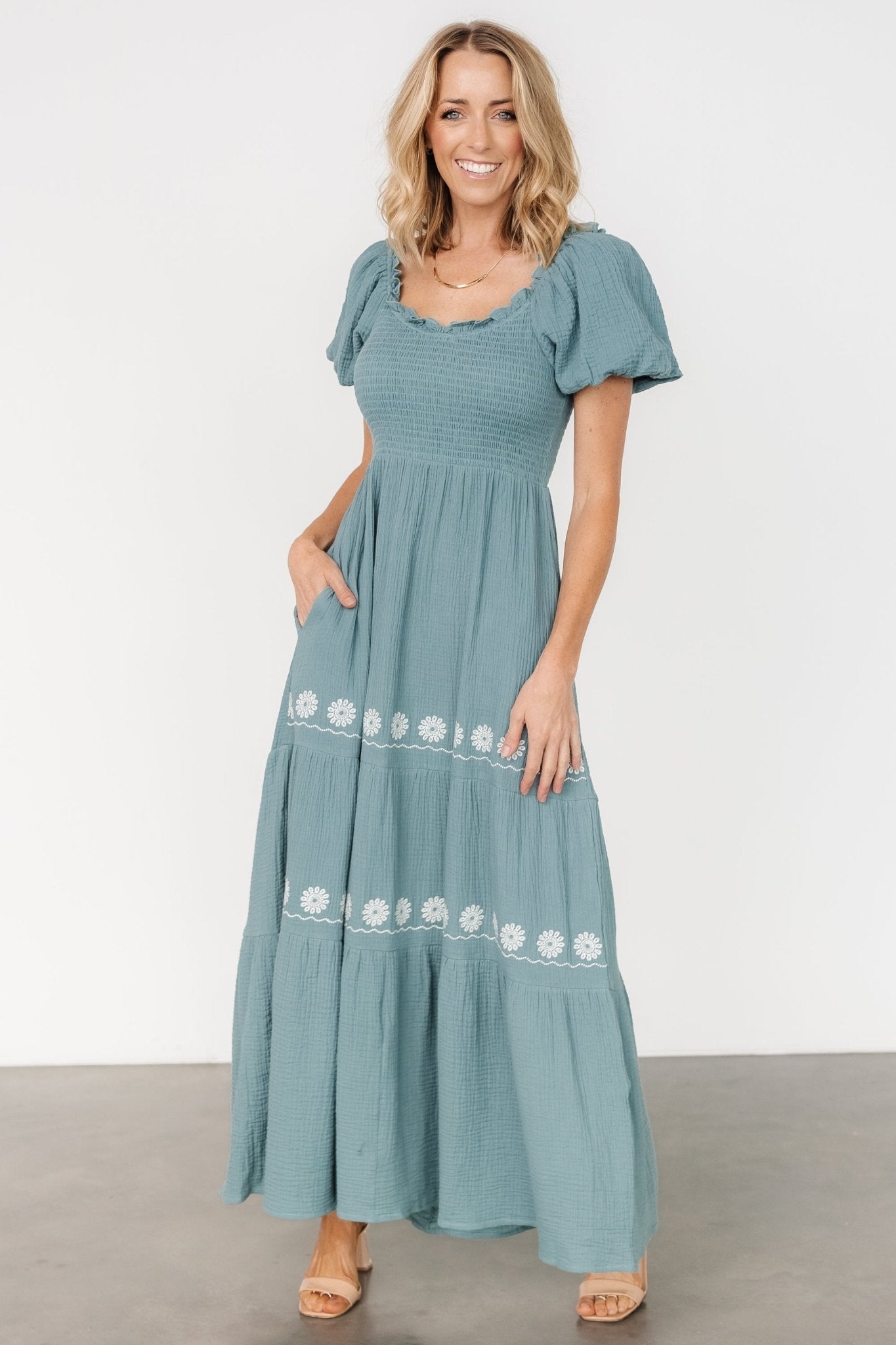 Carrington Maxi Dress | Vintage Teal Cheap Pick A Best