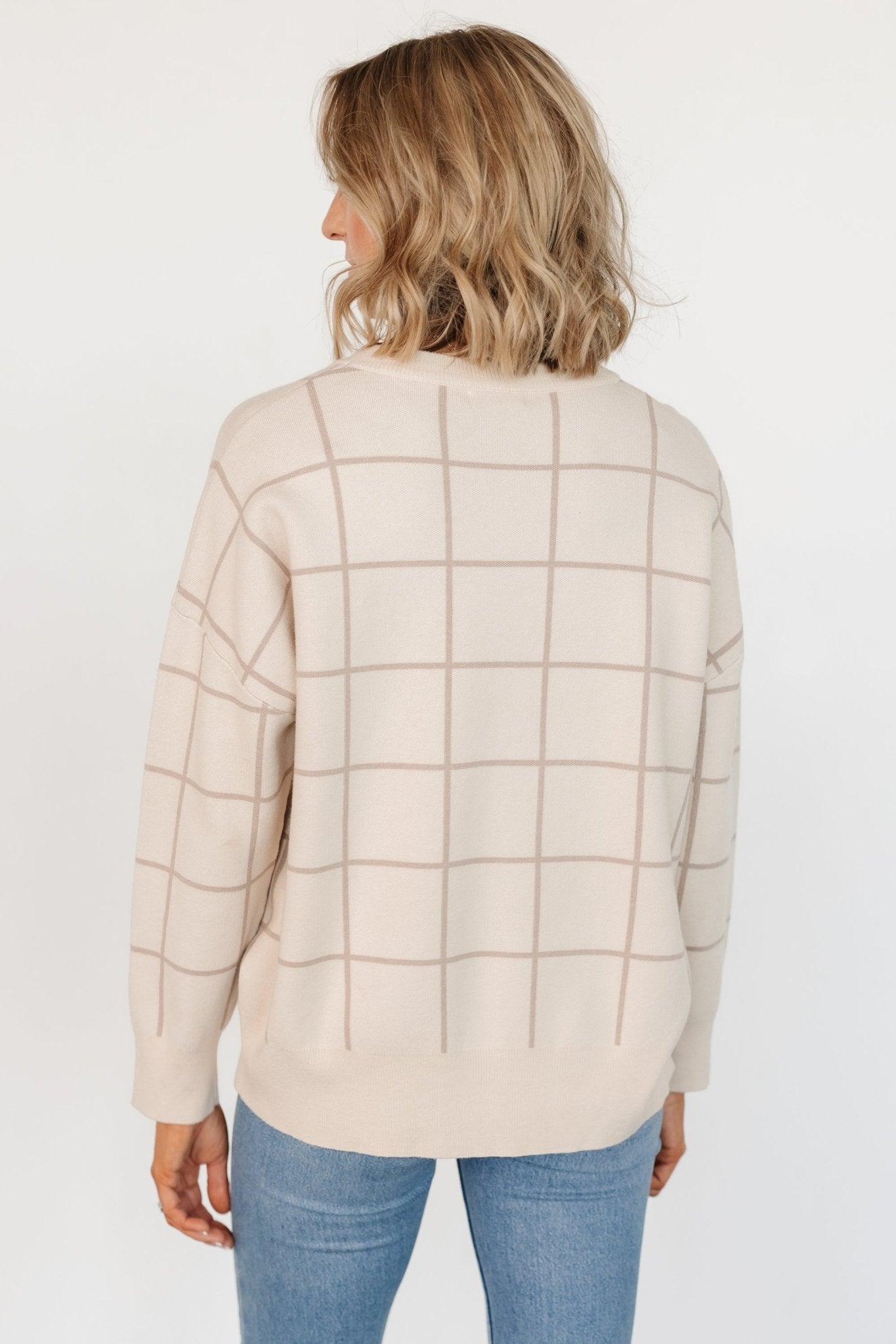 Alden Knit Sweater | Oatmeal + Taupe Free Shipping Wiki