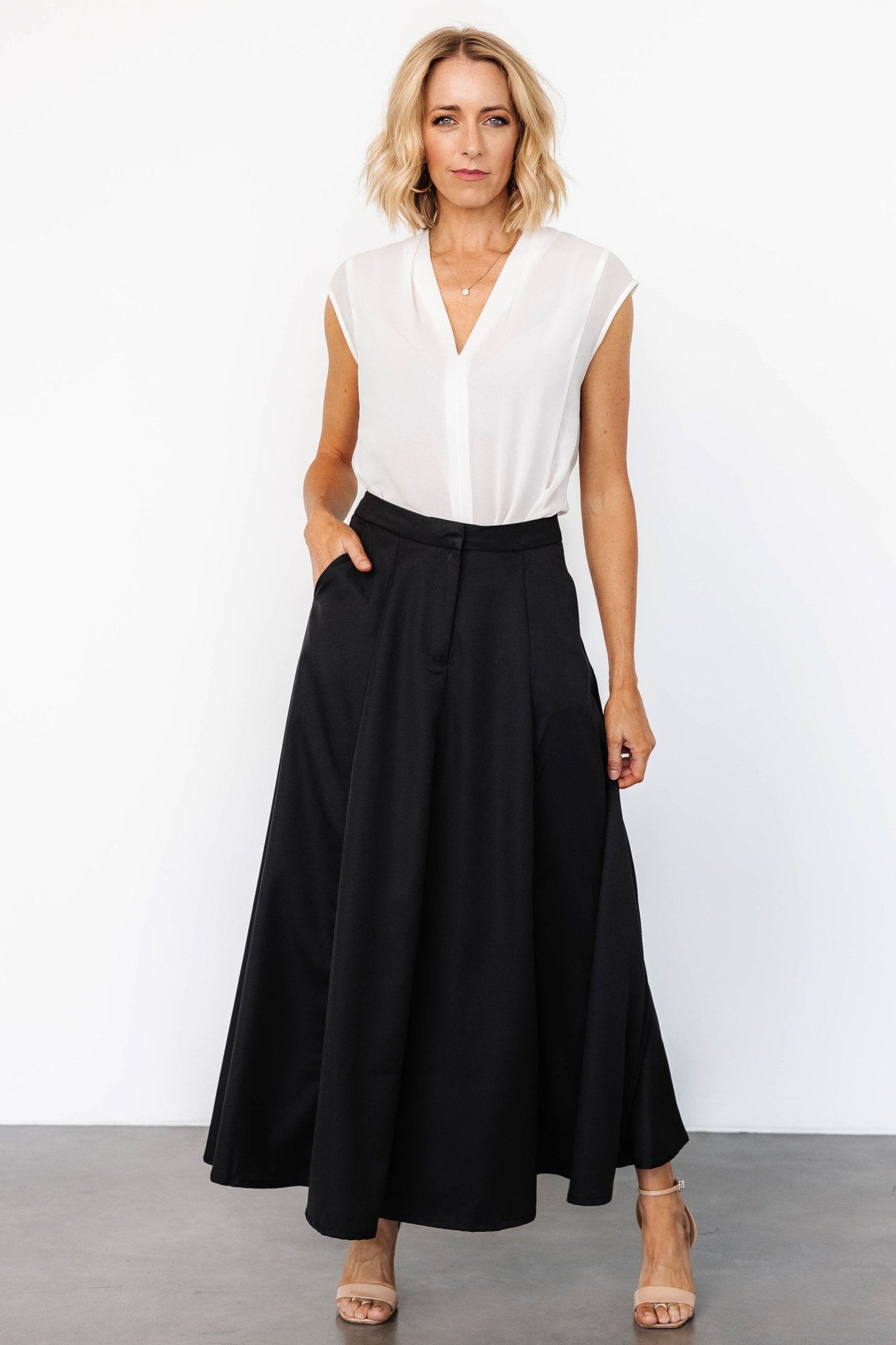 Shaylyn Maxi Skirt | Black Sale Discount