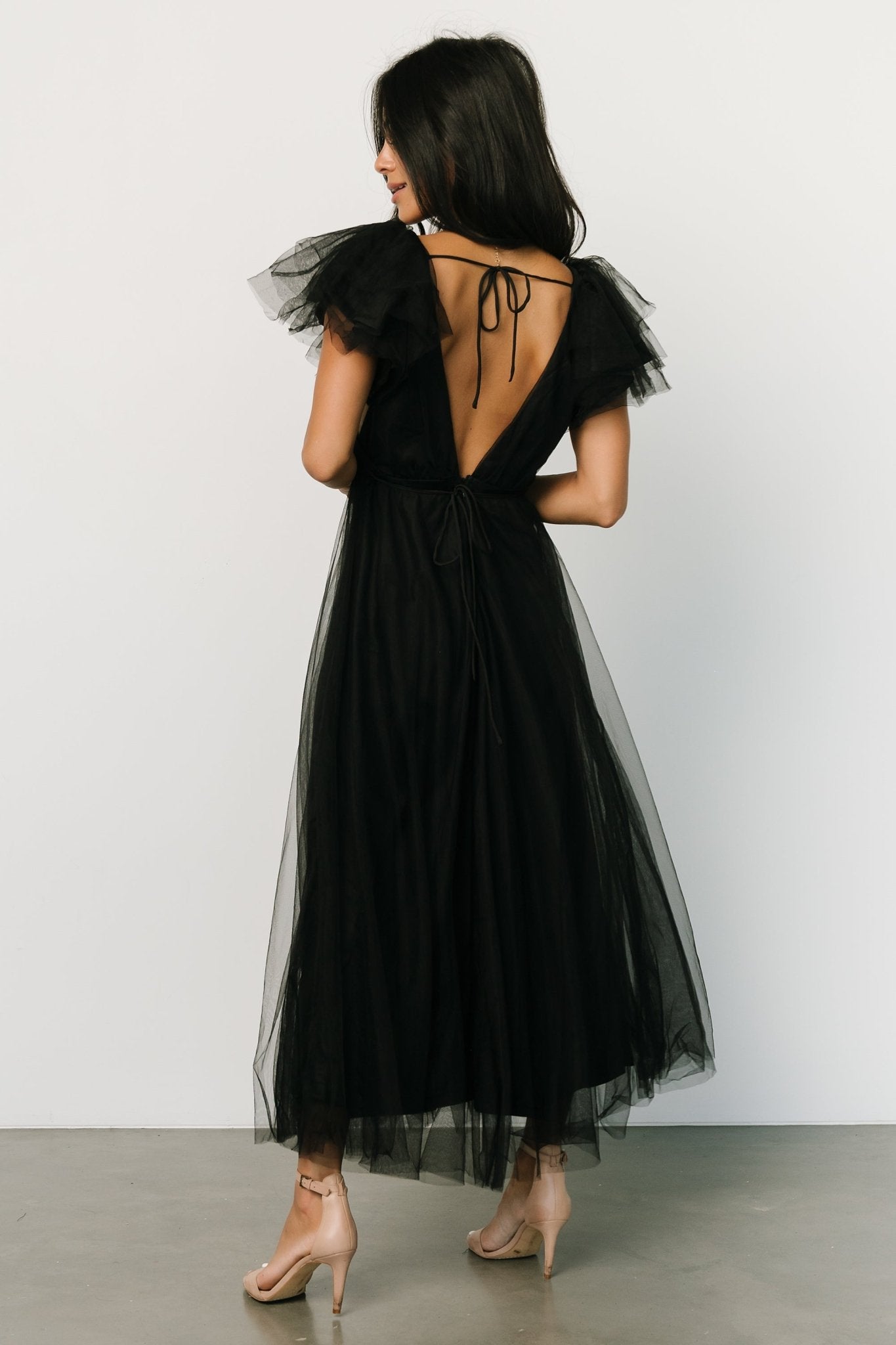 Annabella Tulle Dress | Black Footlocker Pictures Sale Online