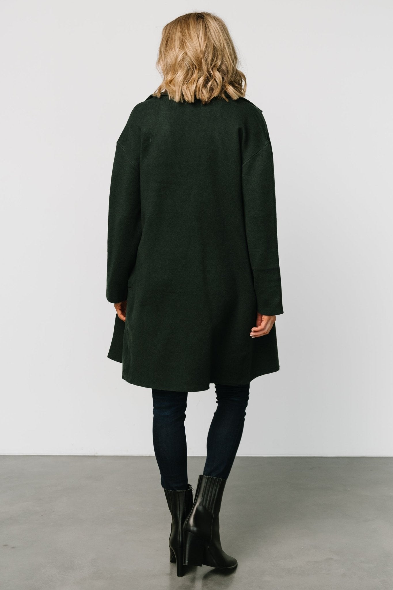 Roland Long Jacket | Dark Green How Much For Sale