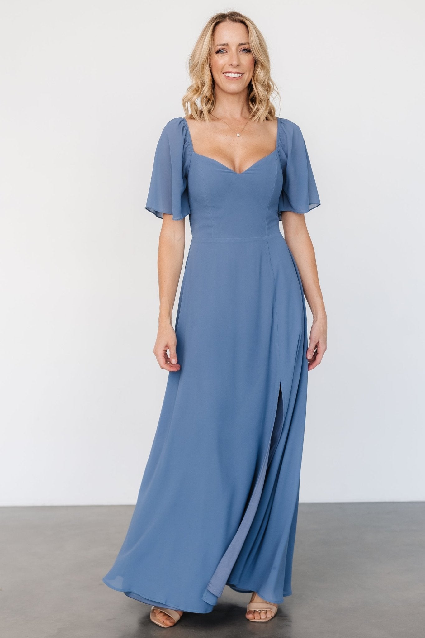 Sierra Sweetheart Maxi Dress | Whisper Blue Buy Cheap 100% Guaranteed