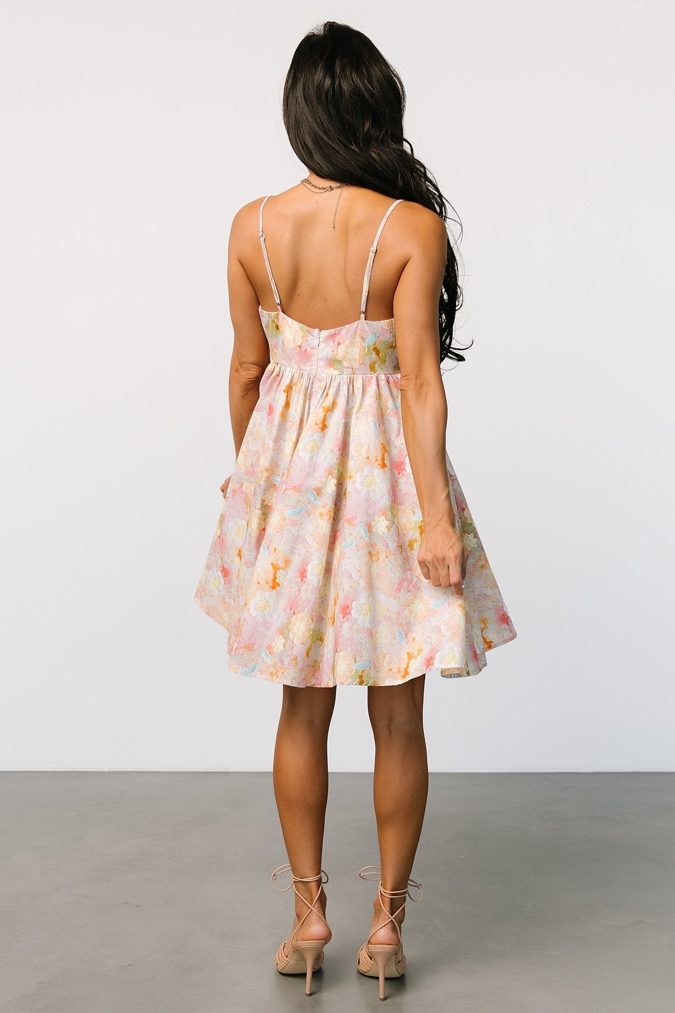 Camellia Mini Dress | Pastel Multi Free Shipping Hot Sale