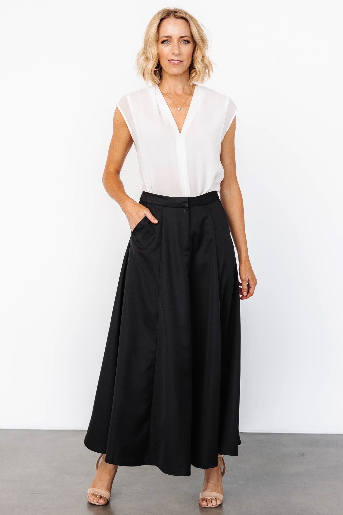 Shaylyn Maxi Skirt | Black Sale Discount