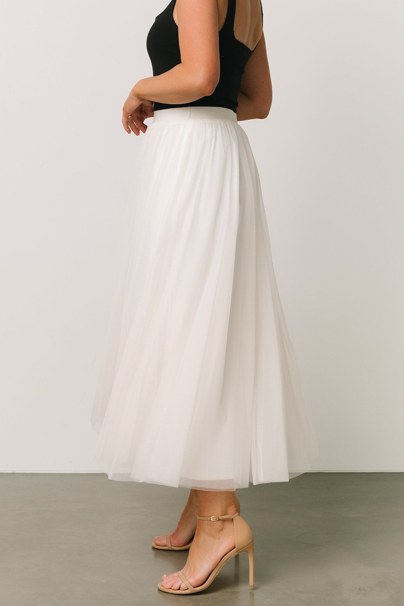 Mila Tulle Skirt | Cream Cheap Professional