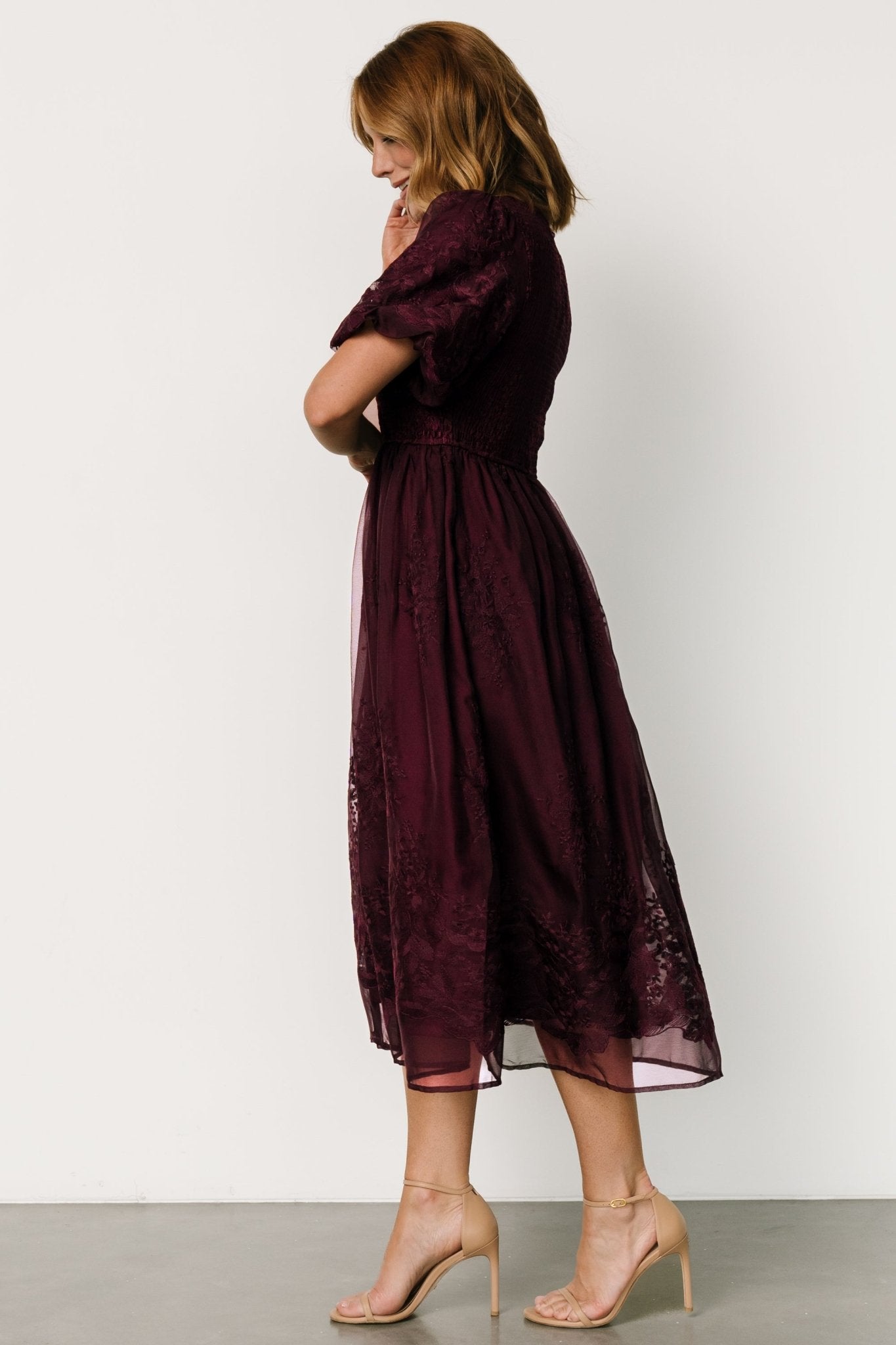 Corrine Embroidered Midi Dress | Mulberry Outlet Official