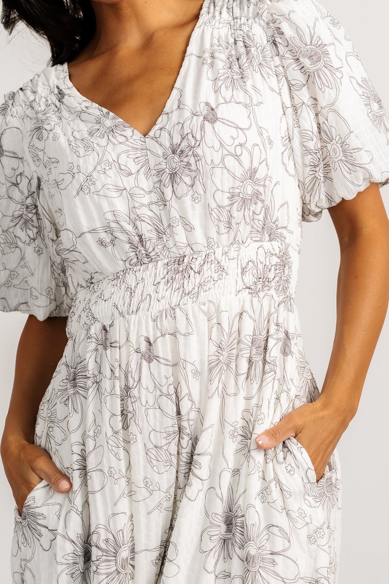 Makenna Midi Dress | Off White Print Visa Payment For Sale