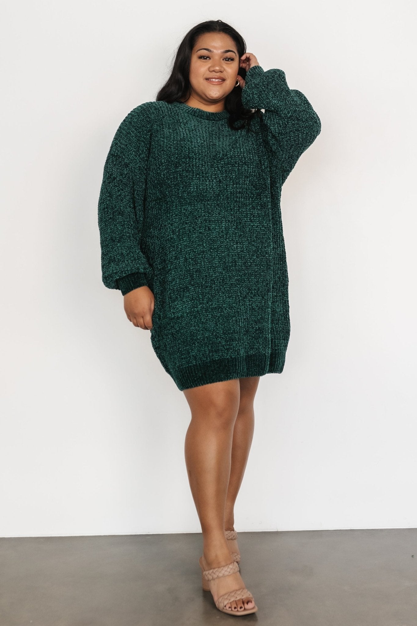 Christa Sweater Dress | Emerald Cheapest Sale Online