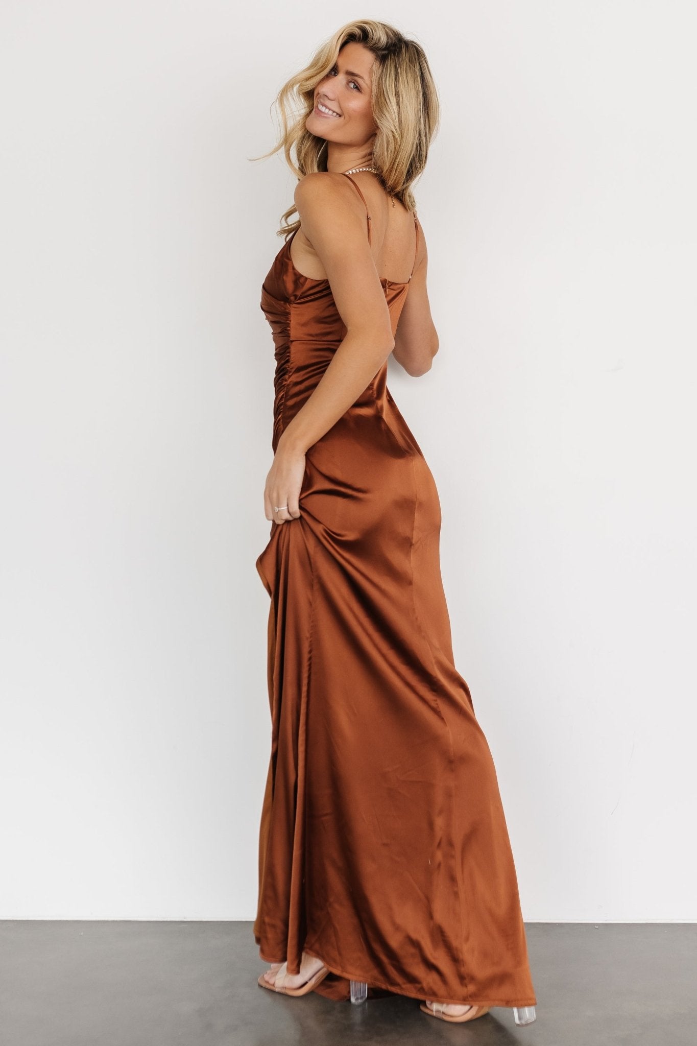 Monet Satin Gown | Spice Newest