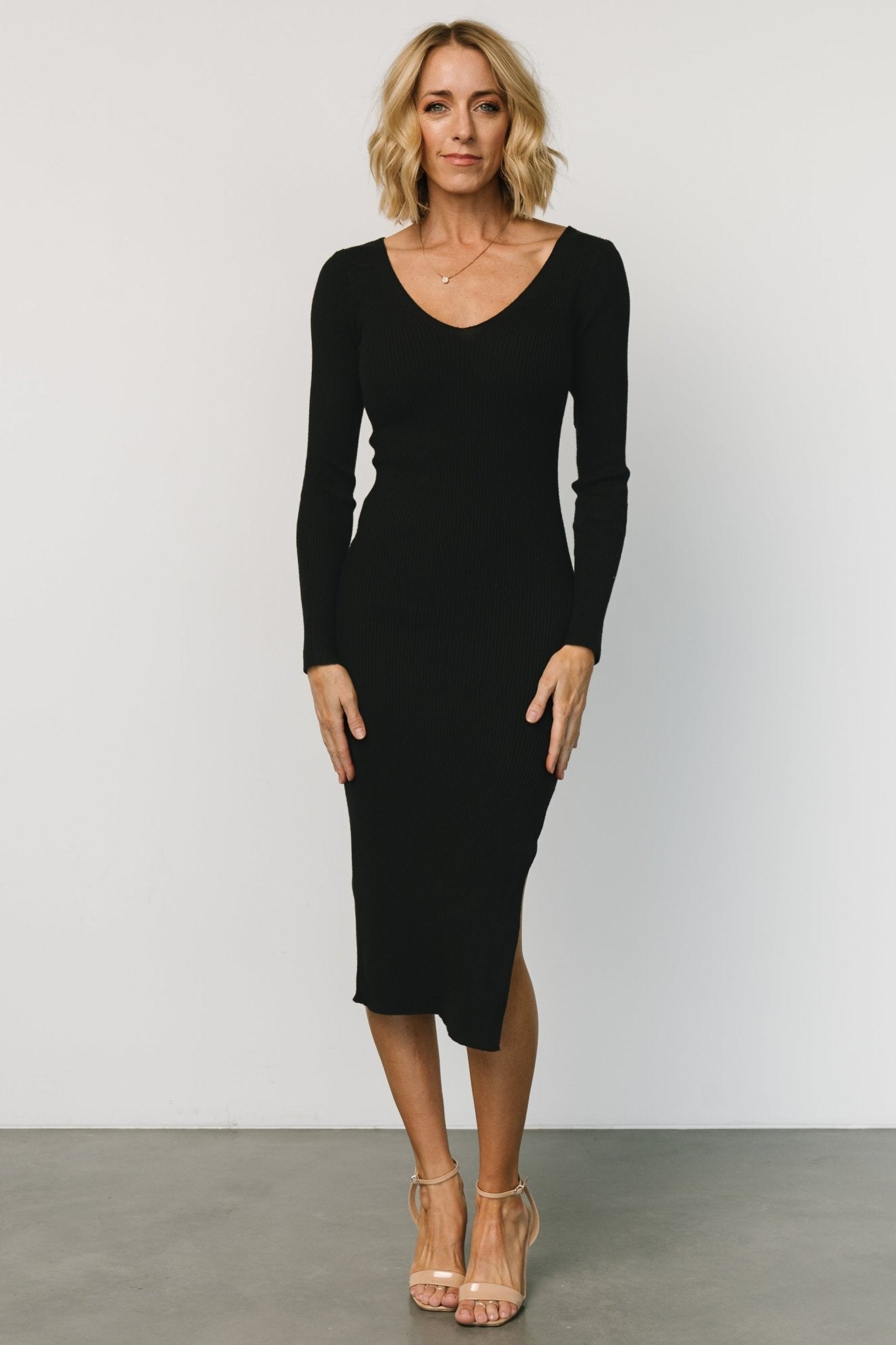 Tacey Midi Dress | Black Cheap Sale Amazing Pice