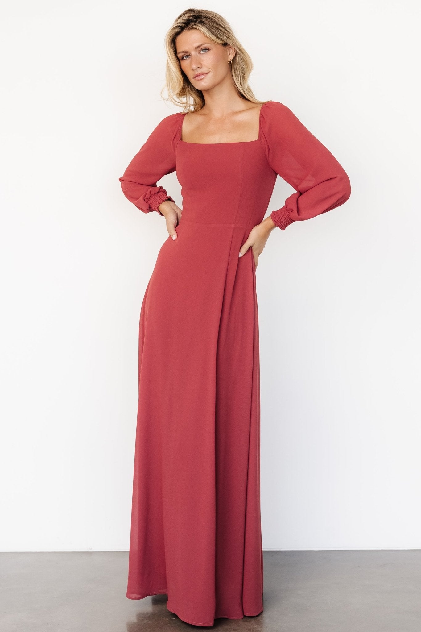 Giselle Maxi Dress | Terracotta Buy Cheap 2025