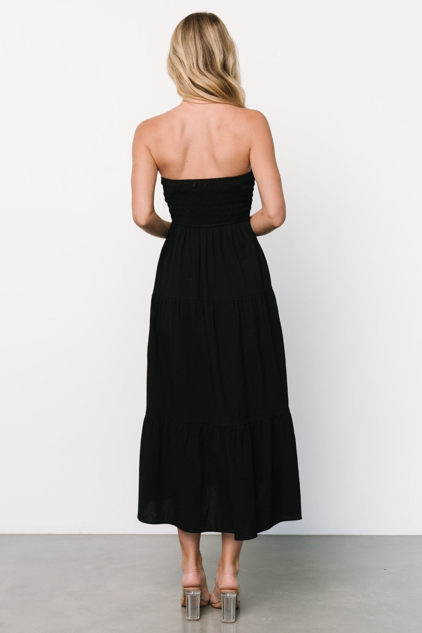 Delray Strapless Dress | Black Clearance Limited Edition