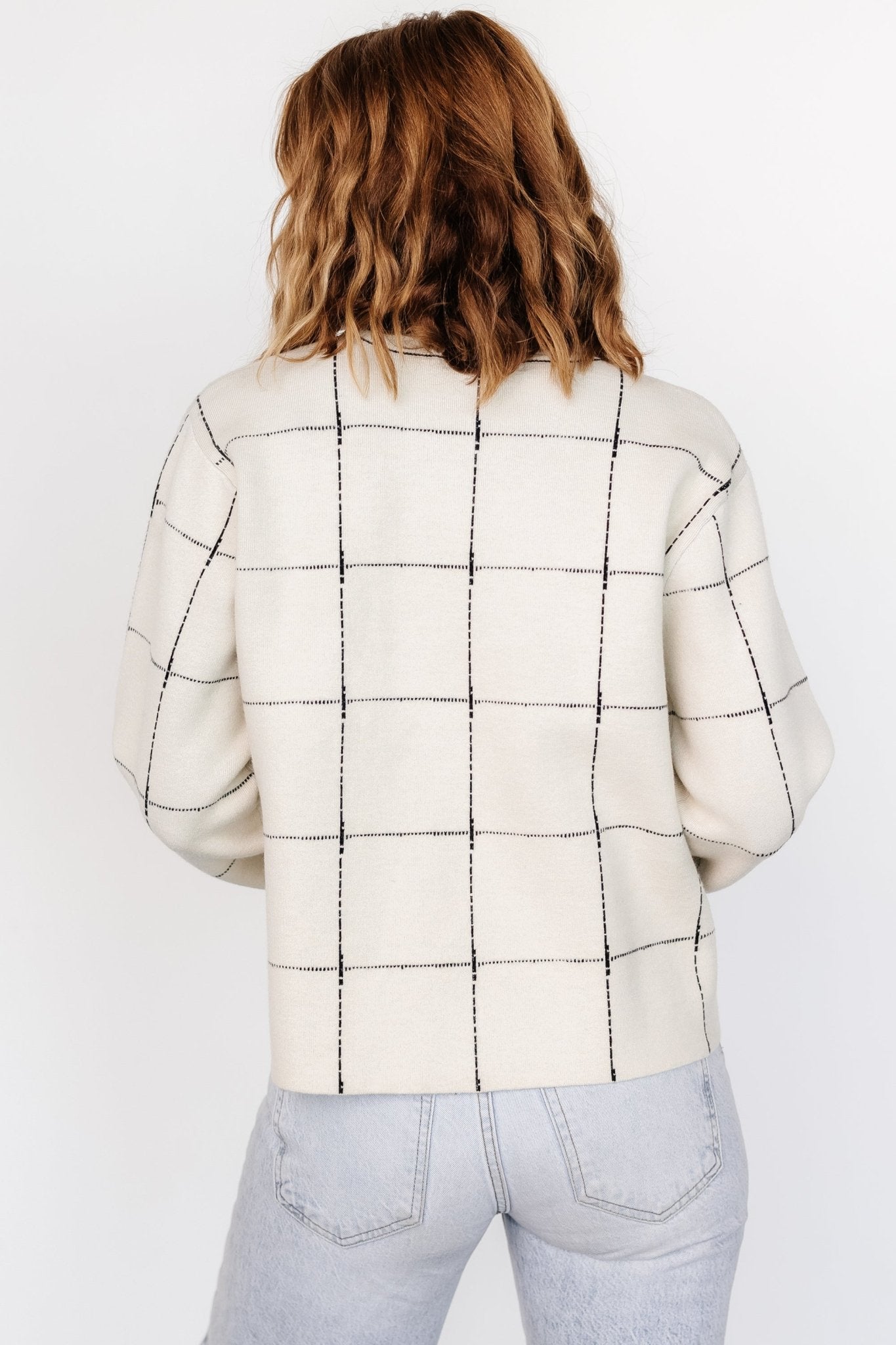 Remington Sweater | Ivory + Black Discount Purchase