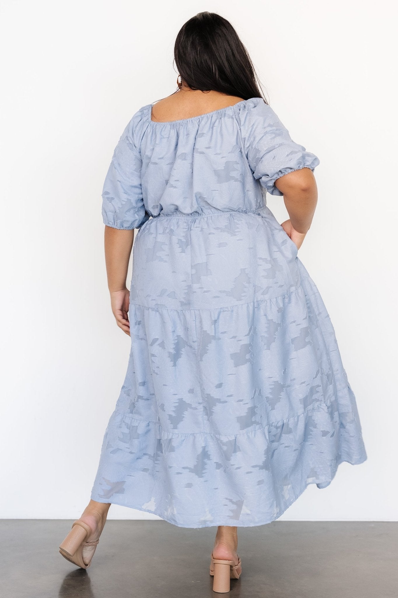 Hayward Dress | Dusty Blue Cheap Sale Buy