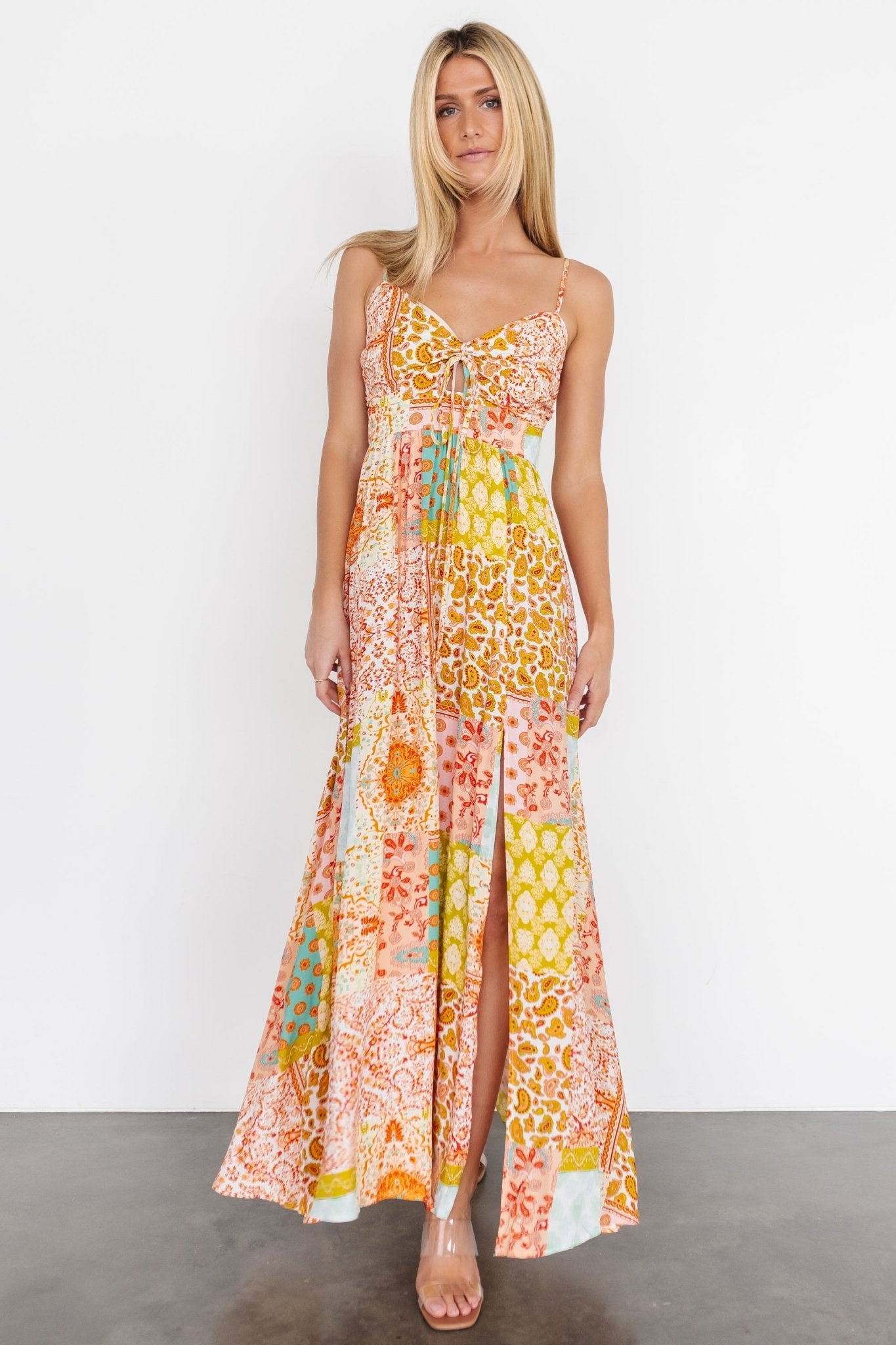 Kamari Tank Maxi Dress | Multi Print Cheap Sale Visit New