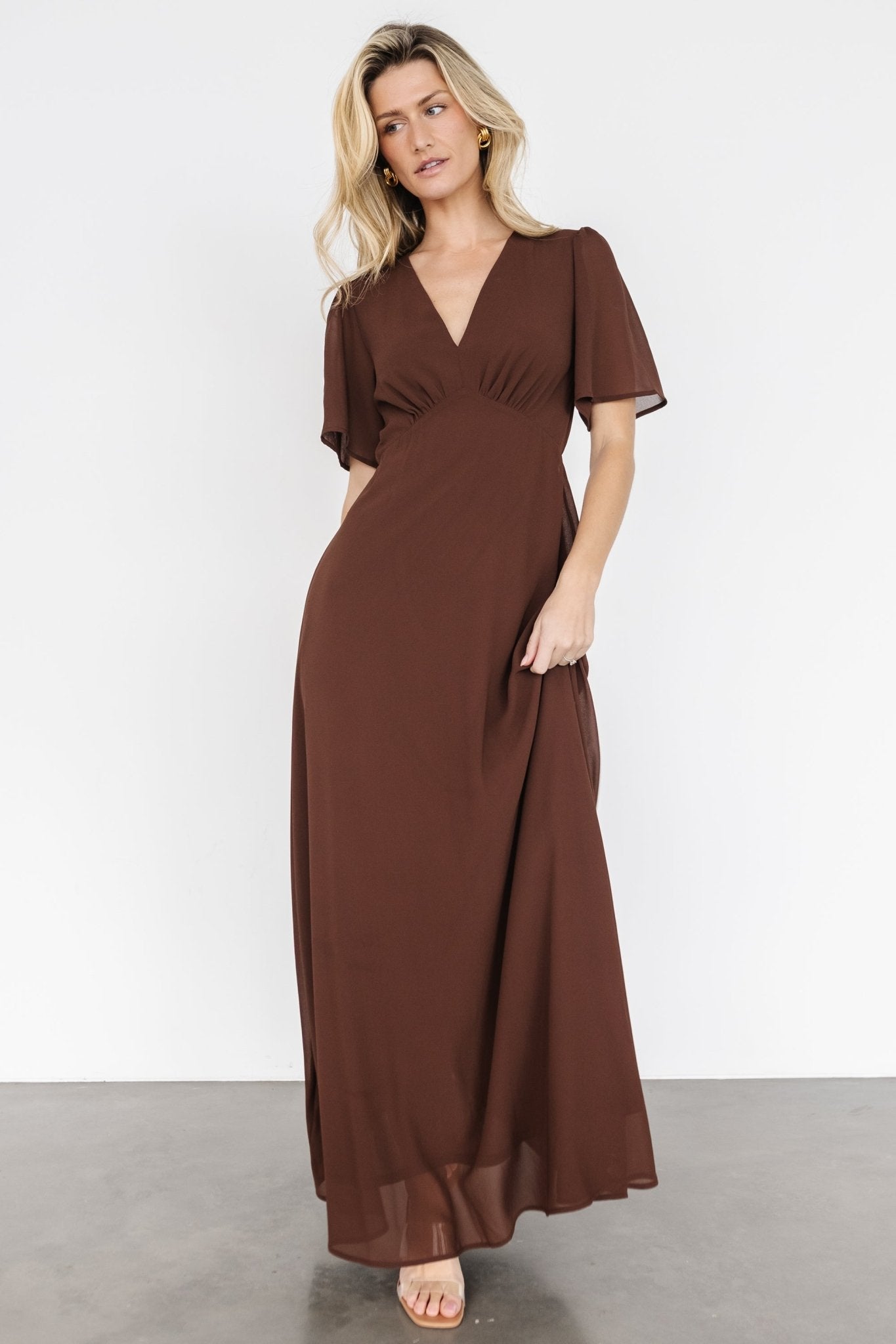 Esti Maxi Dress | Espresso Cheap Sale Free Shipping