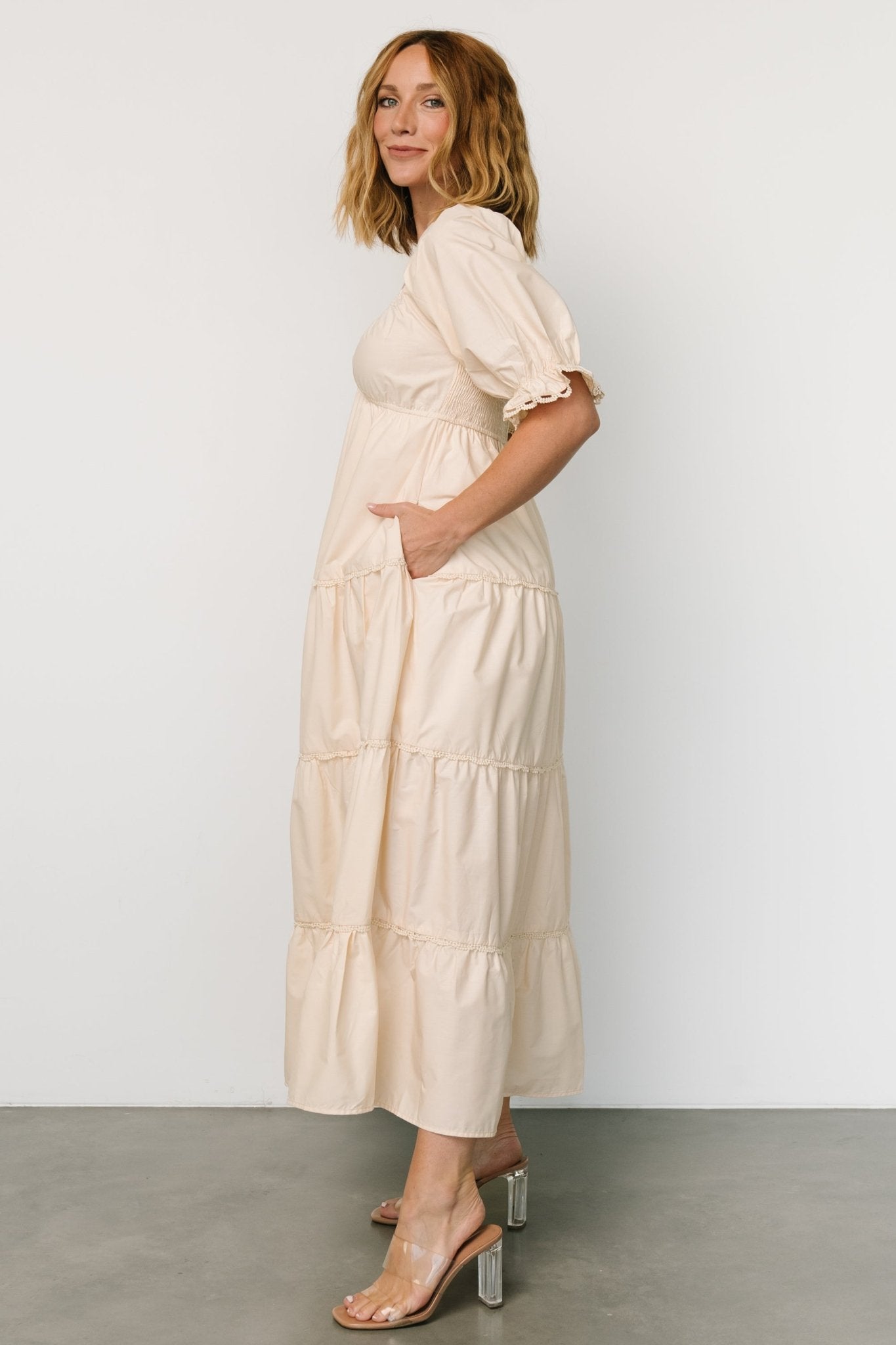 Raleigh Maxi Dress | Cream Sale 2025 New