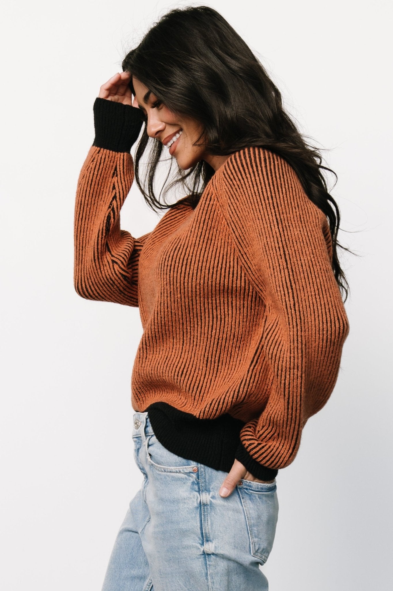 Winifred Ribbed Sweater | Black + Spice Shop Offer Cheap Online