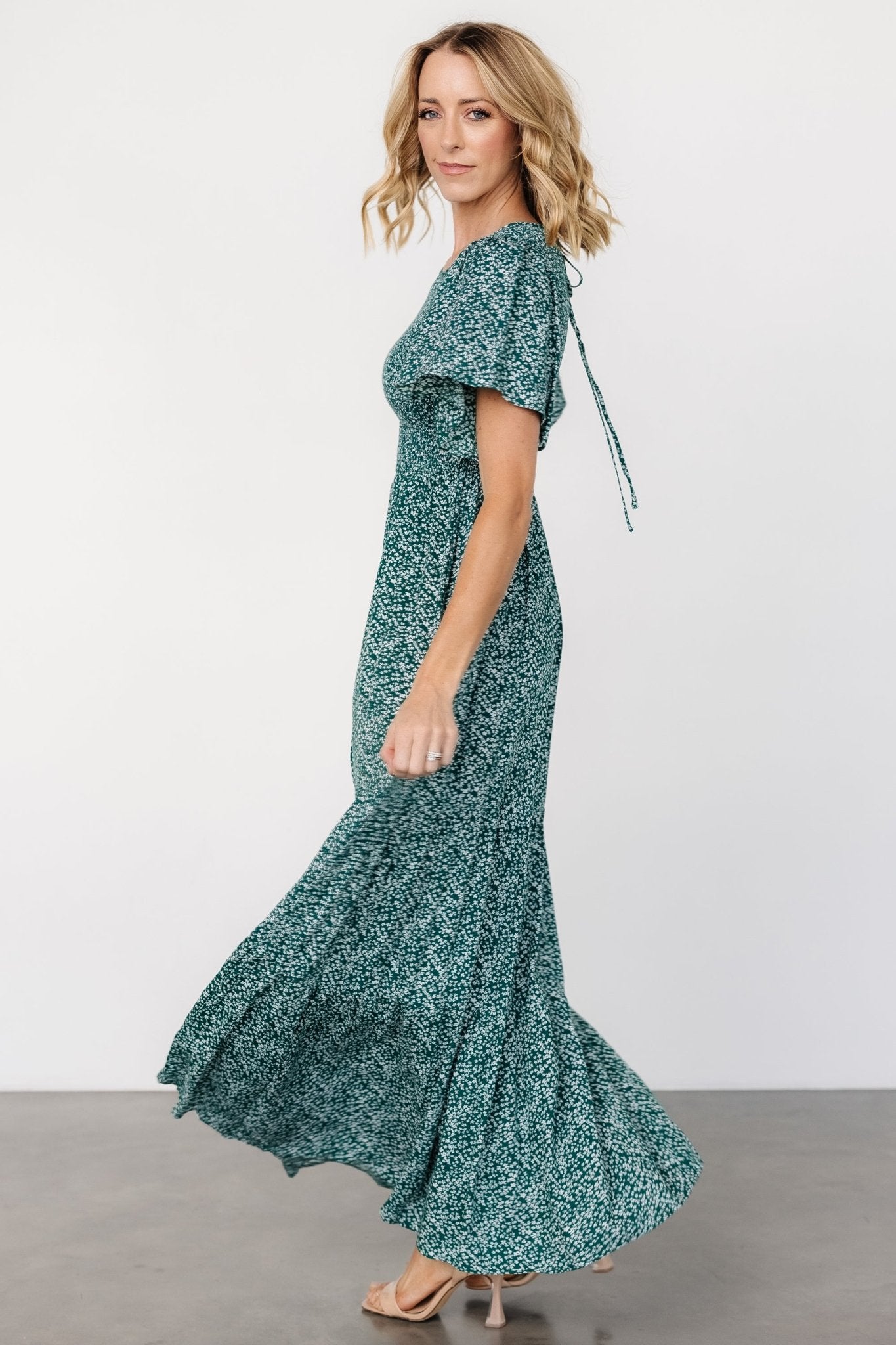 Eliza Maxi Dress | Green Print Cheap Best Place