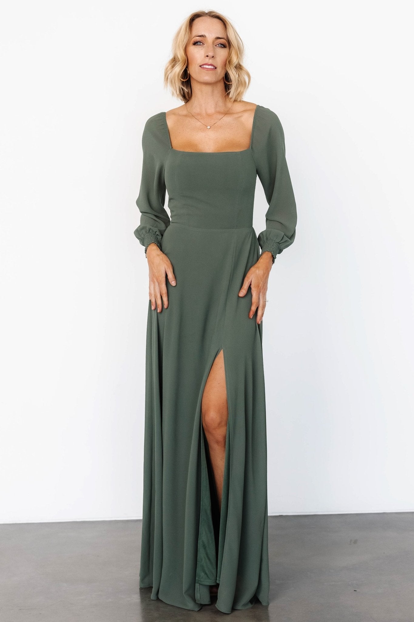 Giselle Maxi Dress | Dark Sage Cheap Sale With Paypal