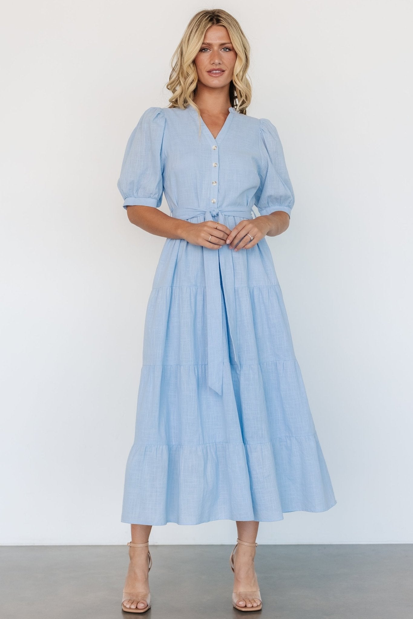 Camille Maxi Dress | Light Blue Discount Explore